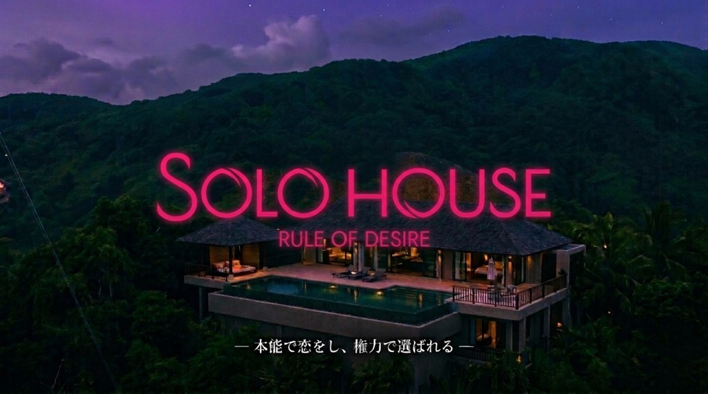 Solo House — twilight exterior of the flagship format location